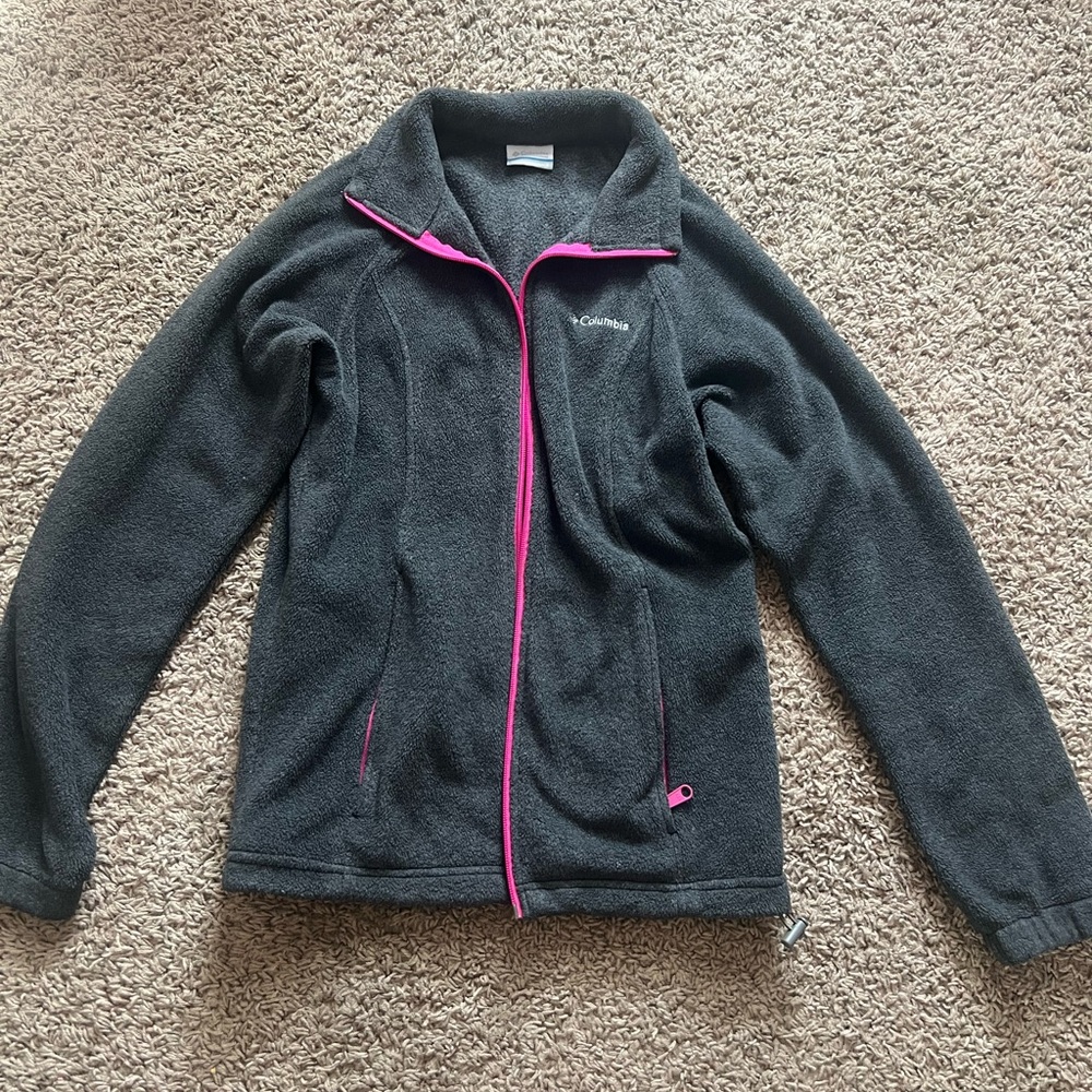 Columbia zip up fleece sweater